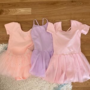 3 Stelle ballet tutus | 110 (purple), 120 (pink x2) translates to 5T